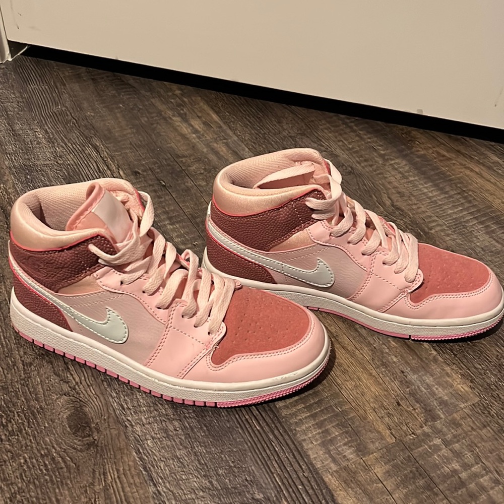 Digital Pink Jordans 1’s (Mids)